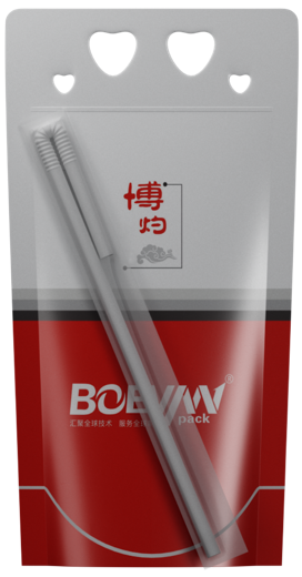 Doypack with Straw